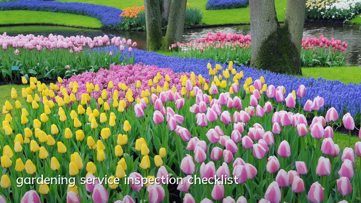 gardening service inspection checklist