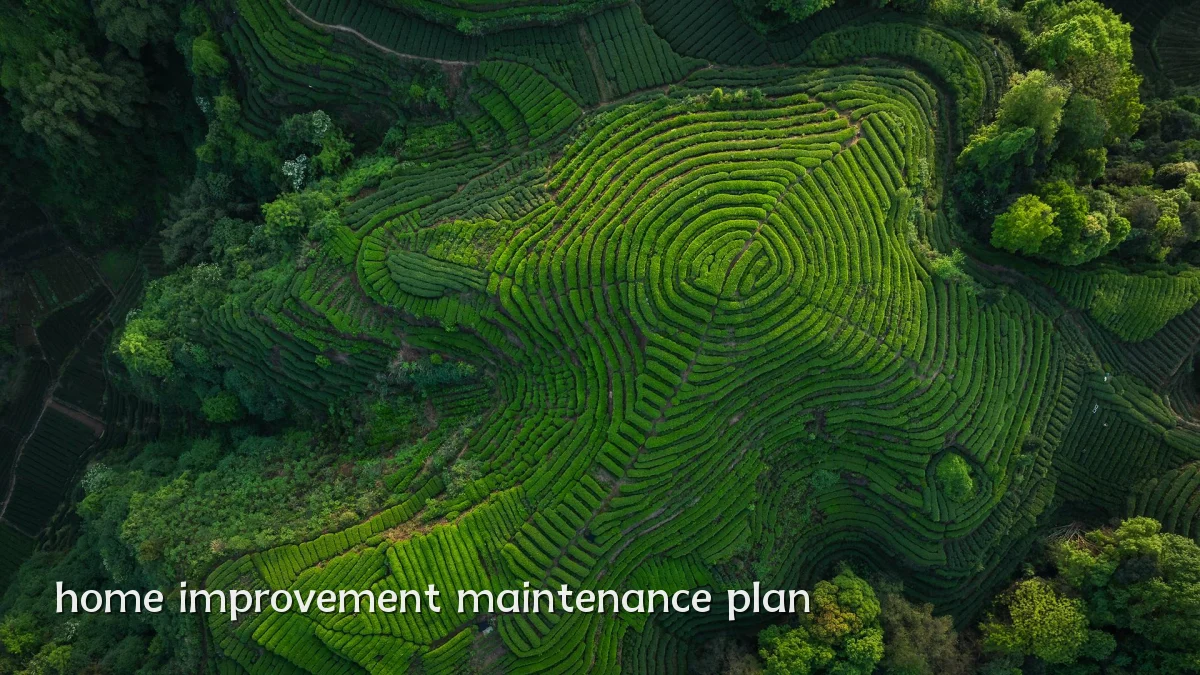 home improvement maintenance plan