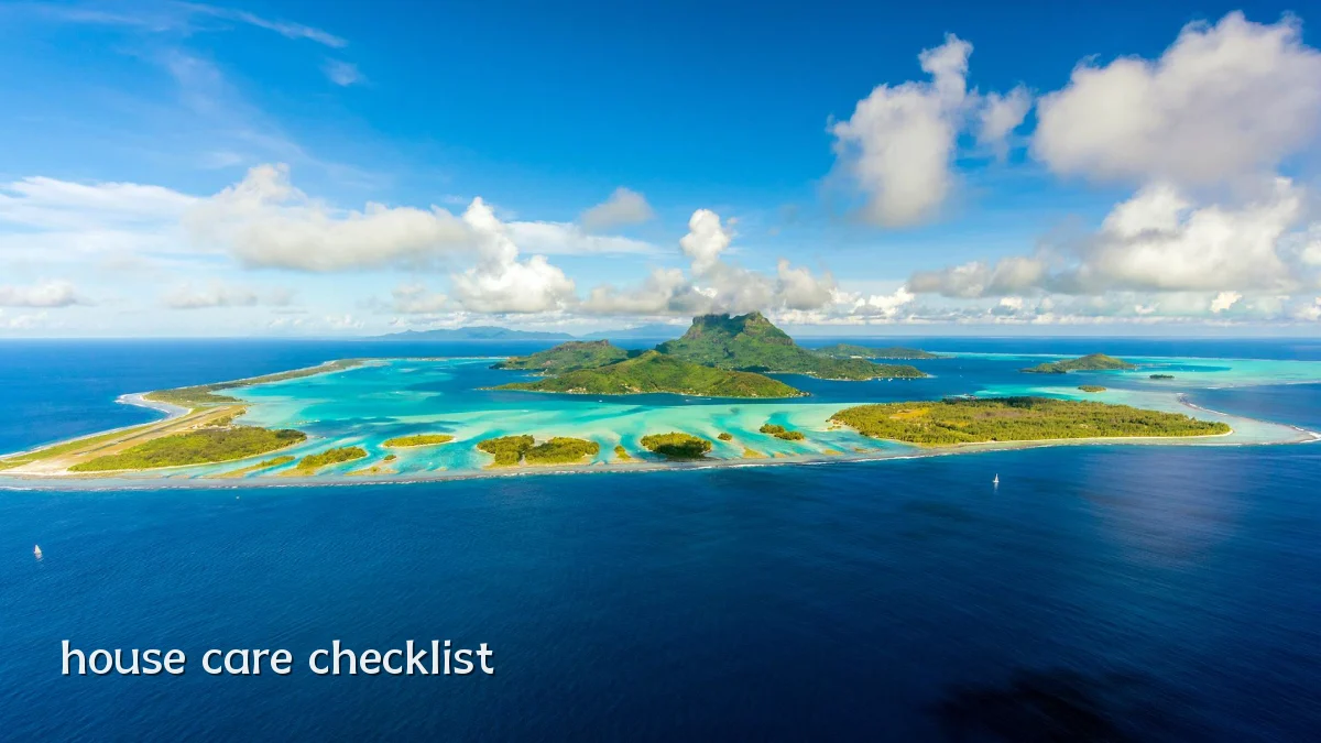 house care checklist