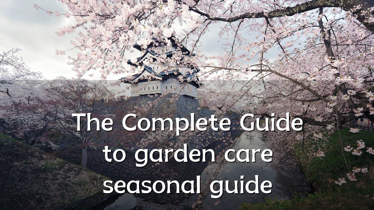 The Complete Guide to garden care seasonal guide