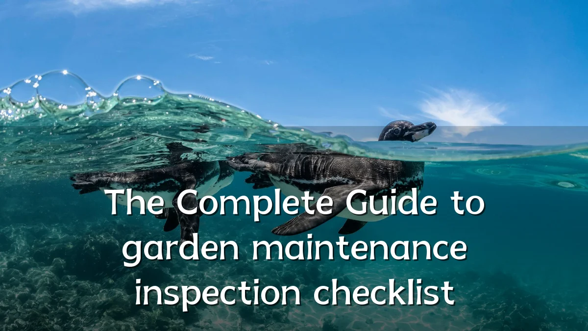 The Complete Guide to garden maintenance inspection checklist