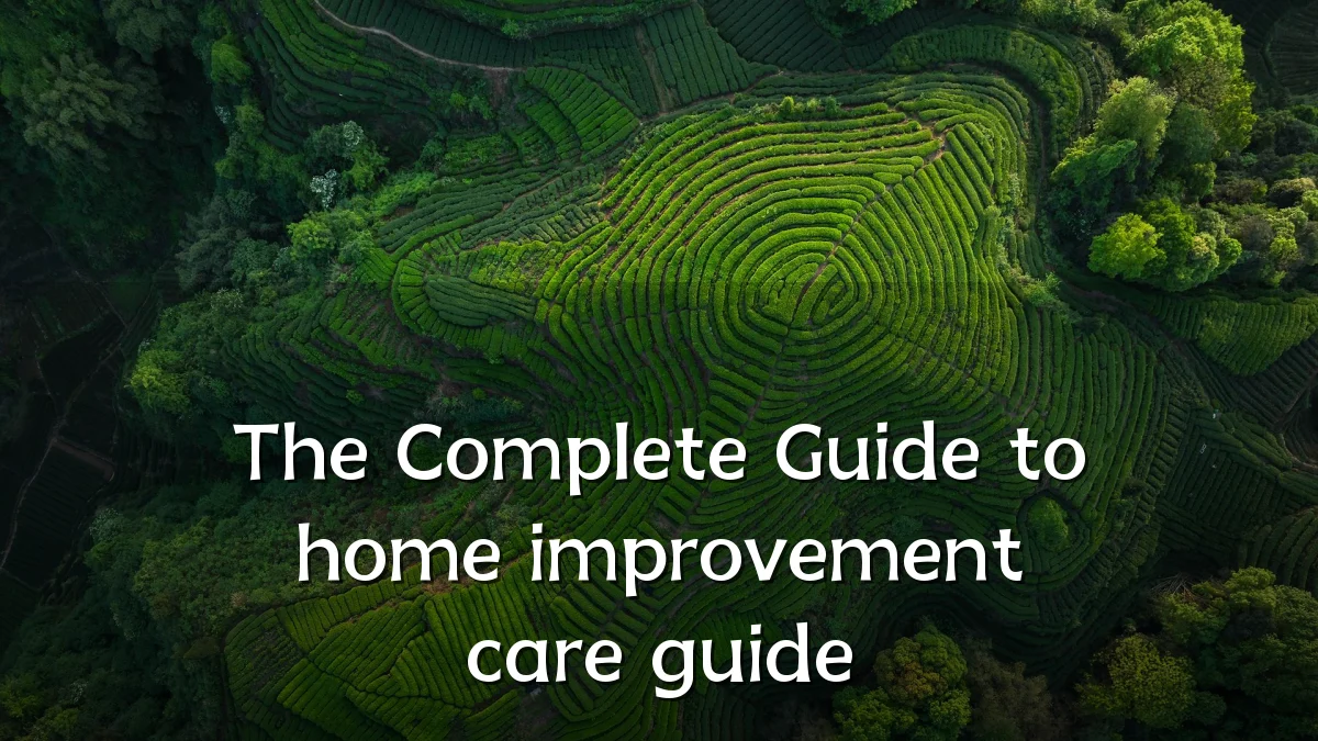 The Complete Guide to home improvement care guide