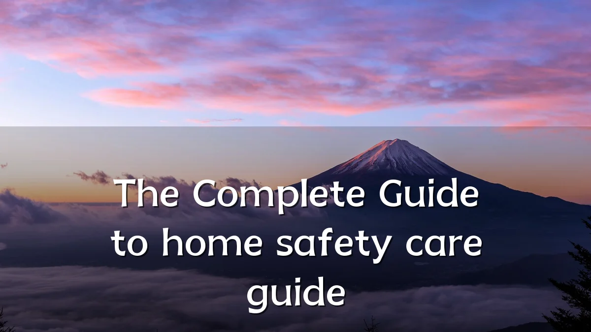 The Complete Guide to home safety care guide