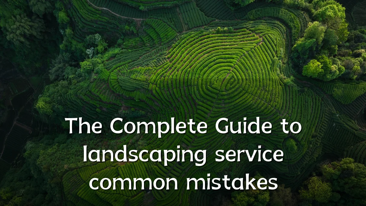 The Complete Guide to landscaping service common mistakes