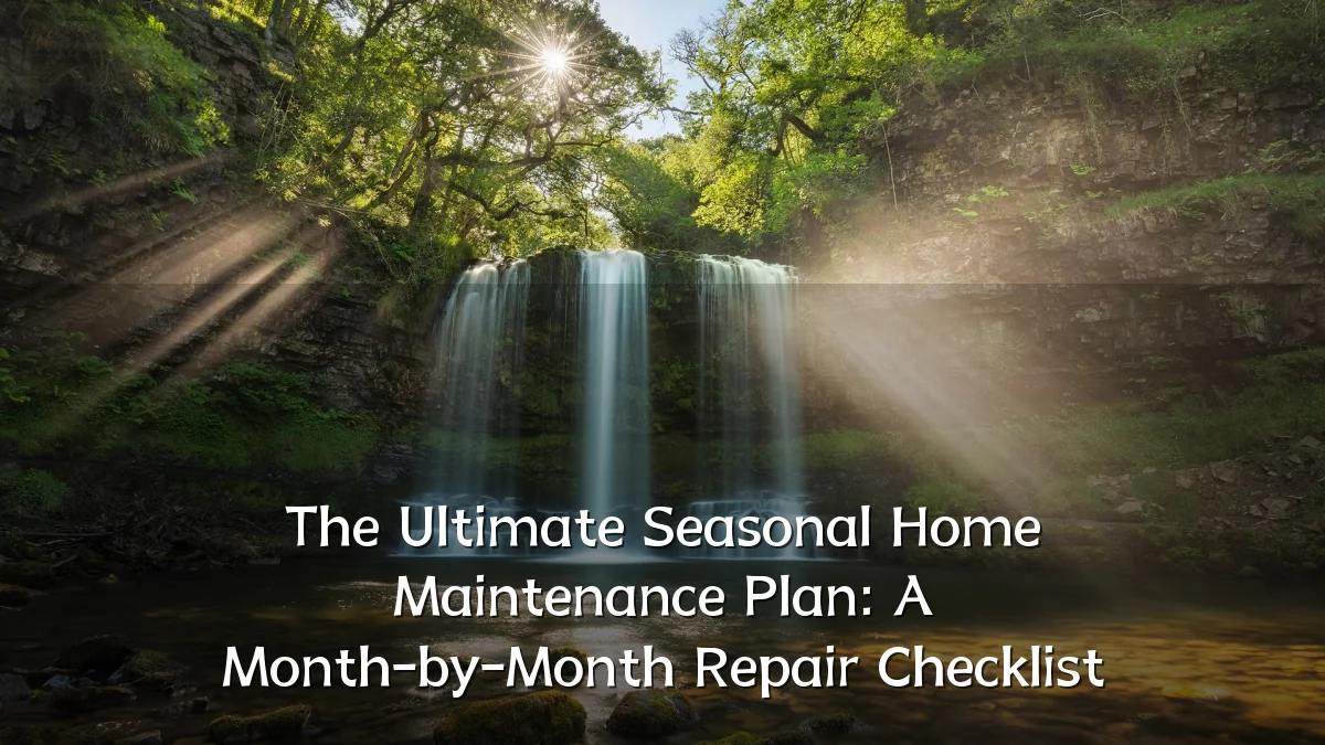 The Ultimate Seasonal Home Maintenance Plan: A Month-by-Month Repair Checklist